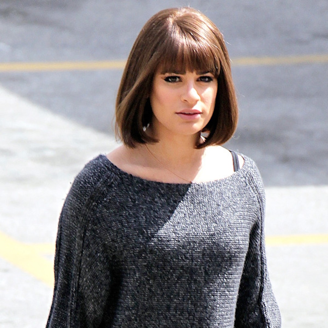 Lea Michele Rocks a Bob for Glee - E! Online - CA